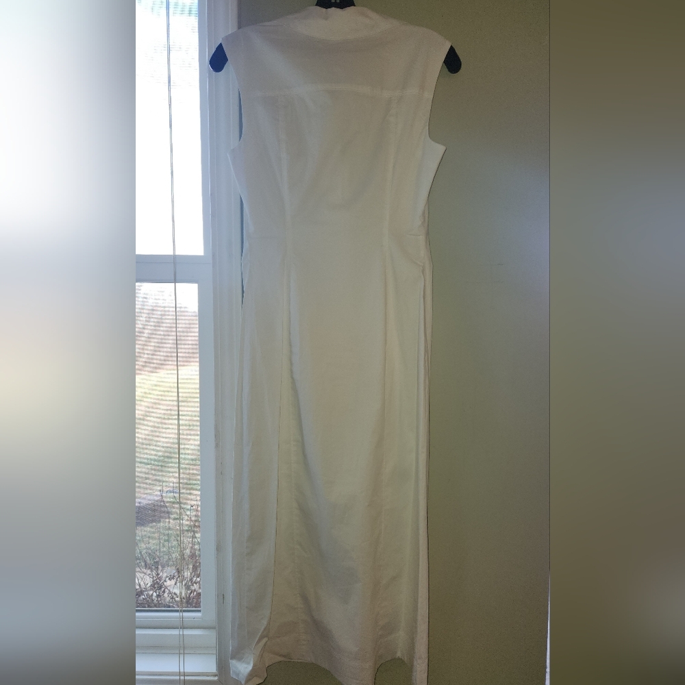 10 Crosby Derek Lam White Midi Dress - Perfect DERBY / Summer Dress - Picture 8 of 11